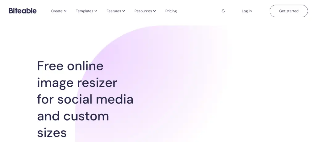 Biteable image resizer